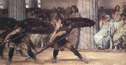 Alma-Tadema, Sir Lawrence A Pyrrhic Dance (mk23) oil on canvas
